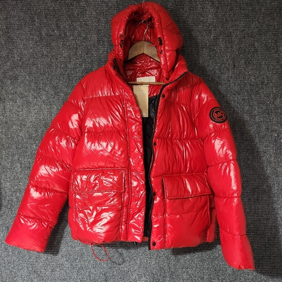 Michael Kors Nylon Women's Puffer Jacket Sz M - Picture 1 of 12